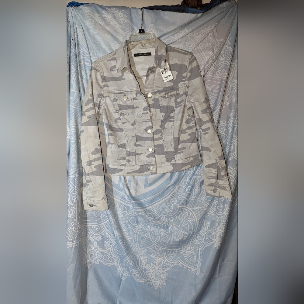 New Mavi Gray Camou denim jacket Small